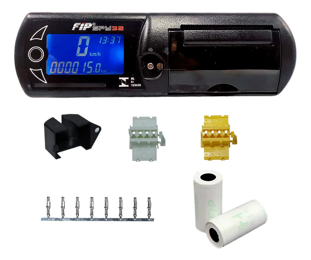 Tacógrafo digital instalado em caminhão